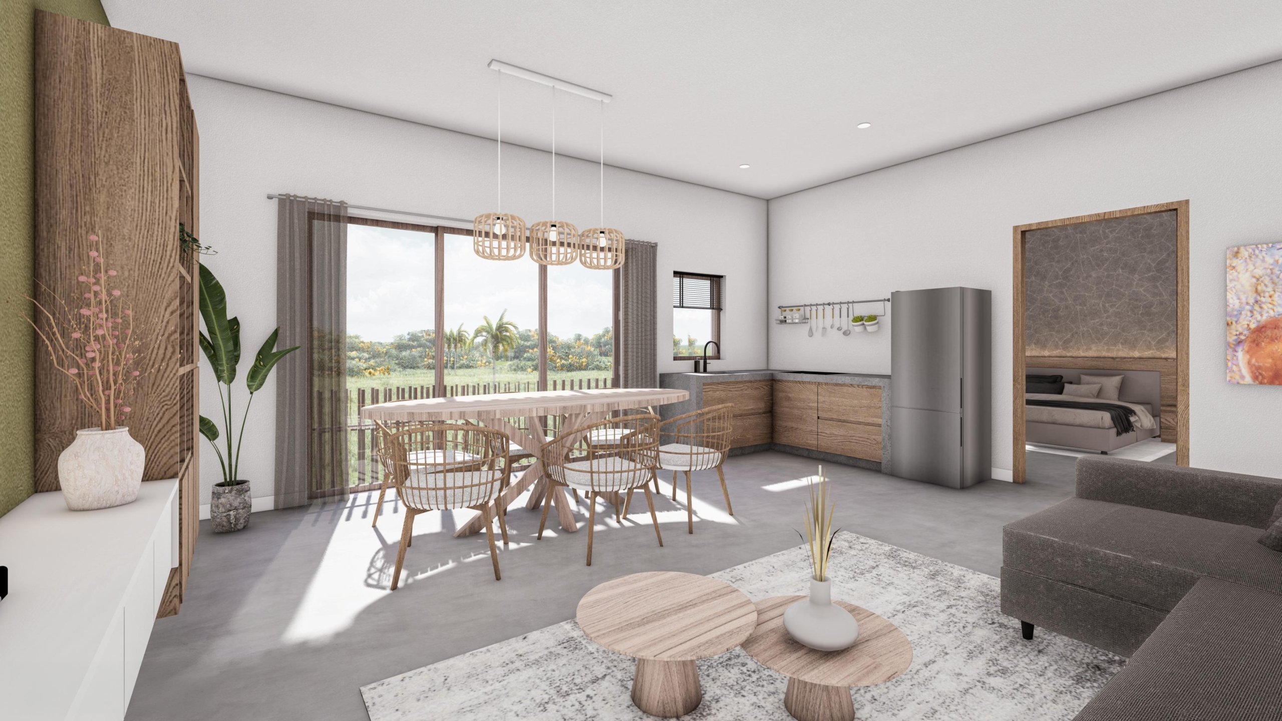 Ground floor living room impression