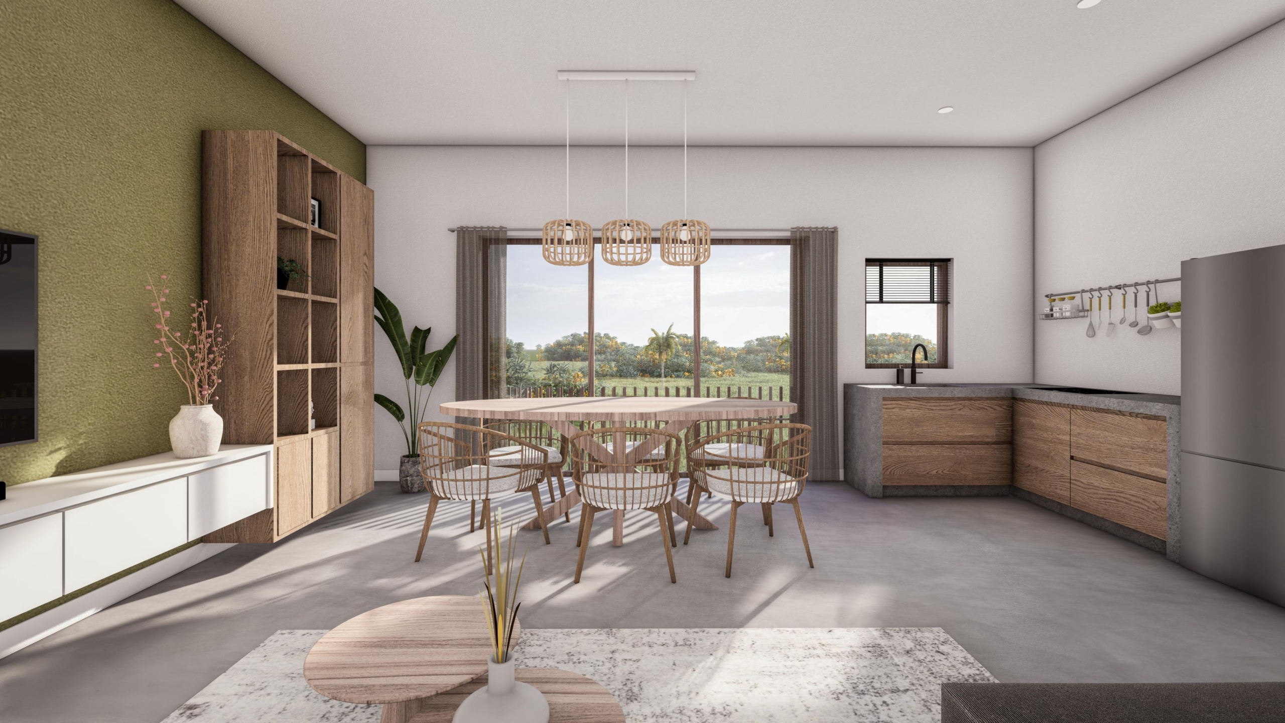Upper floor living room impression